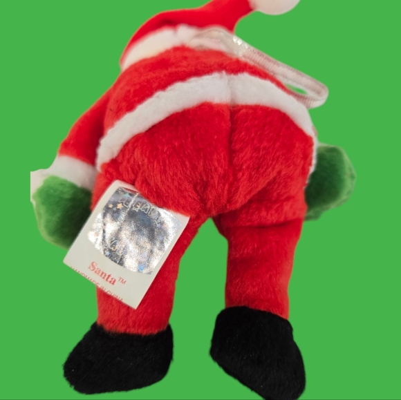 Vintage The Jingle Beanies Collection Santa Plush 2002 - Picture 3 of 11